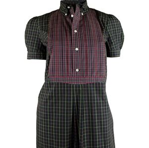 Ralph Lauren short sleeve plaid shirt dress